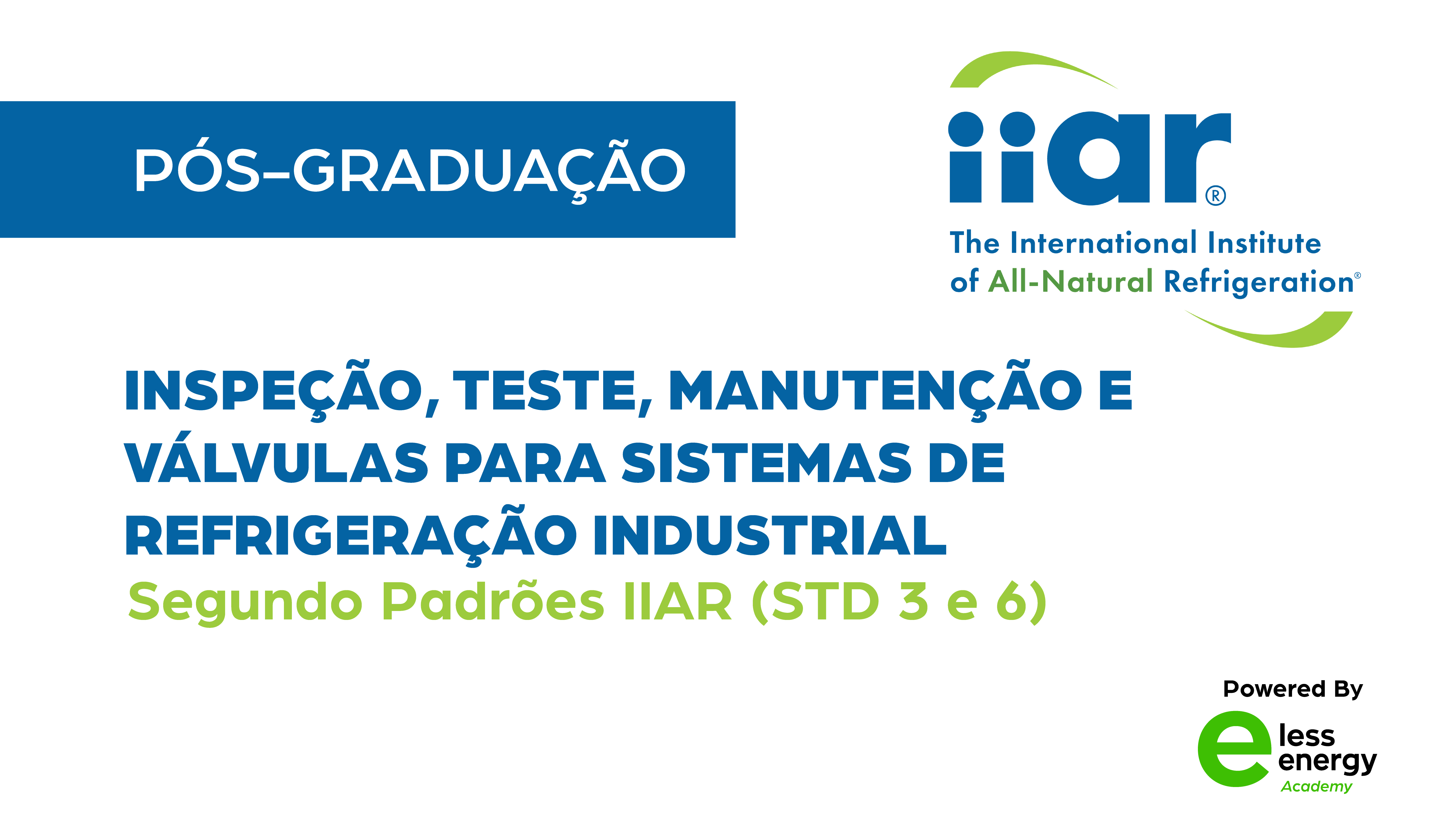 Inspeção, Teste, Manutenção e Válvulas para Sistemas de Refrigeração Industrial Segundo Padrões IIAR (STD 3 e 6)